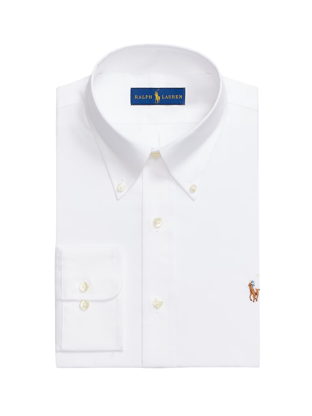 RALPH LAUREN Custom Fit Oxford Shirt White