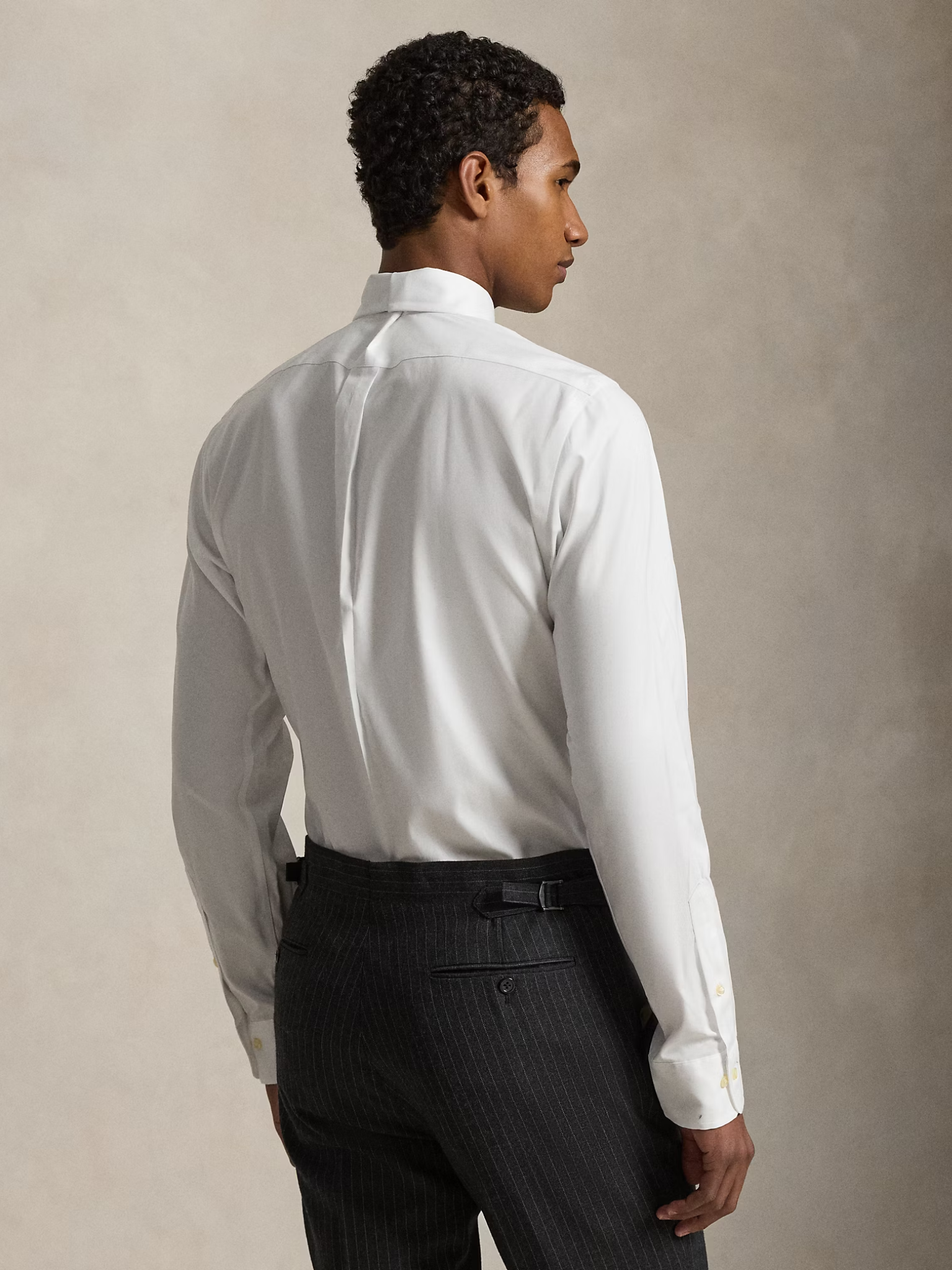 RALPH LAUREN Custom Fit Oxford Shirt White
