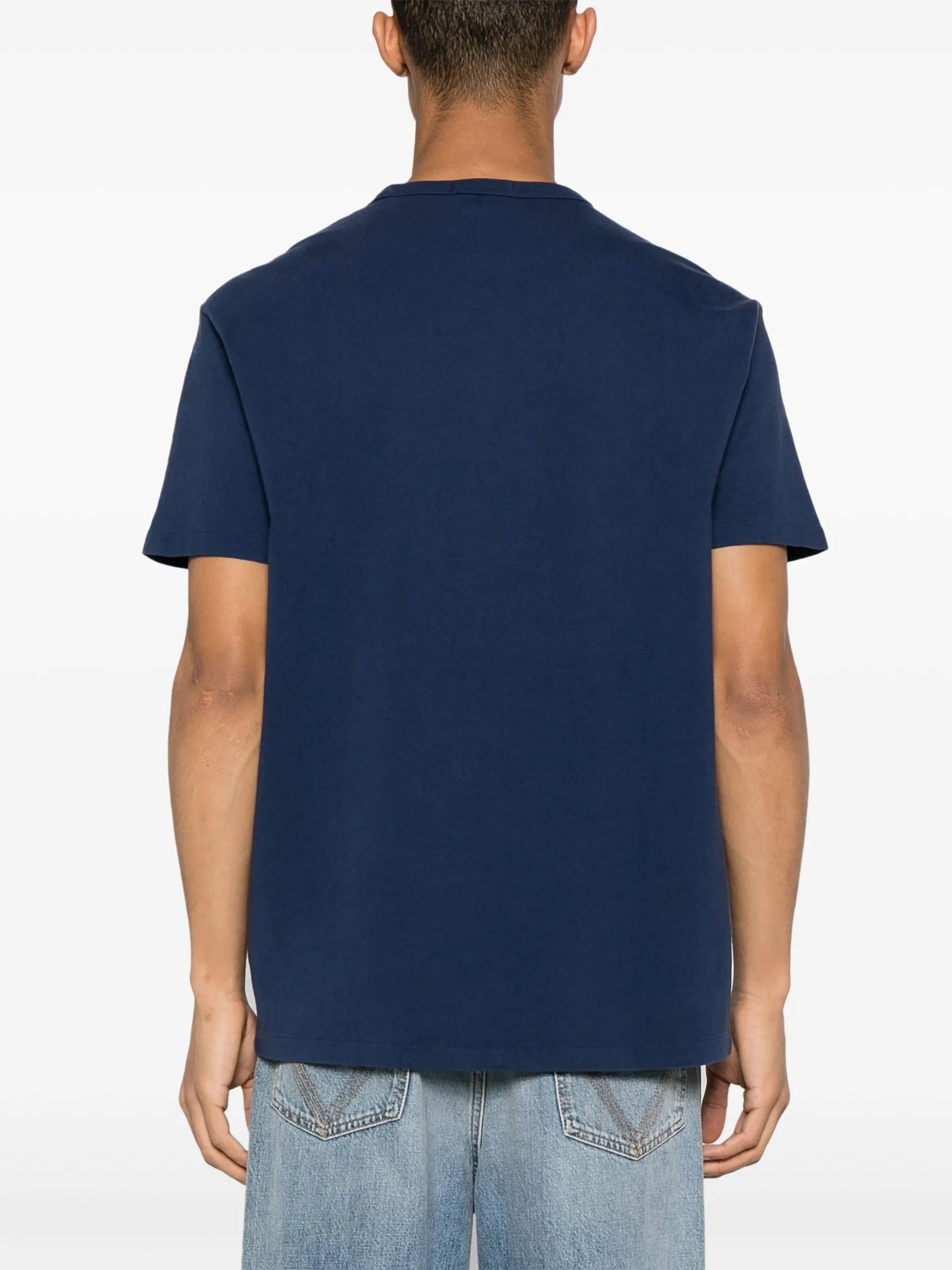 RALPH LAUREN Classic Fit Jersey T-Shirt Navy